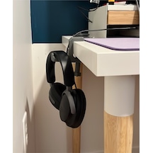 Şık Masa Kenarı Asılabilir Kulaklık Standı - Kulaklık Tutucu Masa Askılığı Masa Kenarı Askılığı