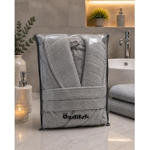 Özdilek Opulent Touch Bornoz Gri Xl Beden