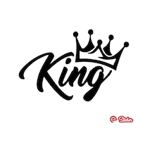 Kral Tacı King Oto Sticker Araba Cam Sticker