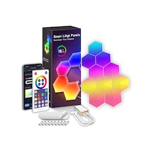 Cbtx Lıxıncorda 10 Adet Rgbıc Led Işık Dıy Altıgen Petek Led Duvar Lambası Akıllı App İle Ses Kontrolü Oyun Odası Dekor Tuya Wifi Versiyonu