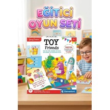Clementon İ Toy Friends 4'ü 1 Arada Karakter Değiştiren Akıllı Kalemli Eğitici Yapboz Ve Aktivite Seti