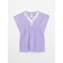 Deep Beach Pul İşlemeli Dokuma Kumaş Kız Çocuk Pareo Db200782pl 001