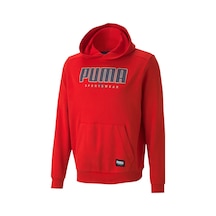 Puma Erkek Hoodie Athletics Erkek Sweatshirt 58345611 Kırmızı 001