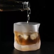 Linanware 2'li Viski/kokteyl Tasarım Cam/dışı Silikon Kaplı Bardak 200 Ml Dsg-13