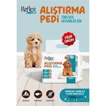 Reflex Köpek Çiş Pedi Yapışkan Bantlı Sızmaz Kaymaz Kokmaz 30'lu 60 x 90 CM