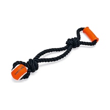 Beeztees Köpek Oyuncağı, Diş İpi Ucunda Tenis Topu, Tpr Tutamaçlı, Siyah, 50x13,5x6,3cm
