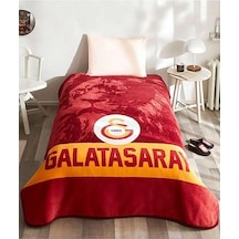 Taç Galatasaray Lisanslı Tek Kişilik Battaniye Gs Aslan