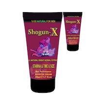Shogunx Extra Size Cream 2 Adet 50ml Erkeklere Özel Süre-katılık-hacim Pe.nisbakım Masaj Kremi