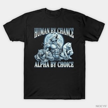 Tarzsokak Alpha Wolf Meme T-shirt Erkekler Kadınlar Için % 100% Pamuklu T Shirt Kısa Kollu Üstler 1231- Çok Renkli