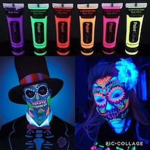 Neon Glow Fosforlu Krem Boya - 12 Adet Standart
