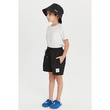 Benitto Kids Düz Erkek Çocuk Deniz Şortu 7005-siyah