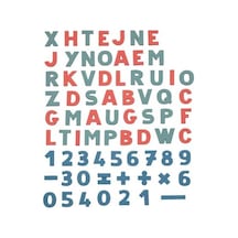 Smoby Manyetik Harfler Ve Sayılar 430108 Çok Renkli