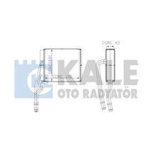 Kale Kalorıfer Radyatoru 2 Sıra Ford Transıt Connect Focus 1.4 1.6 1.8 2.0 16v 98 - 04 Klr-0289892ab