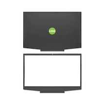 Pavilion Gaming 15-cx0035nt Uyumlu Notebook Cover, Bezel Set Yeşil Logo