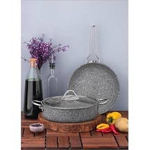 Oms 3 Parça Granit Set. Tava Karnıyarık