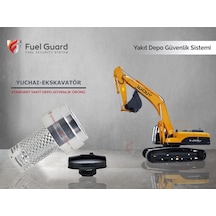 Yuchai Ekskavatör-Kepçe Yakıt Depo Koruma Cİhazı