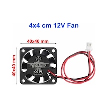 Dc 12v Fan 40x40mm Dc 12v 0.1a 6200 Rpm 4x4cm Soğutucu Kuluçka Ekran Kartı Cooler Peltier Printer