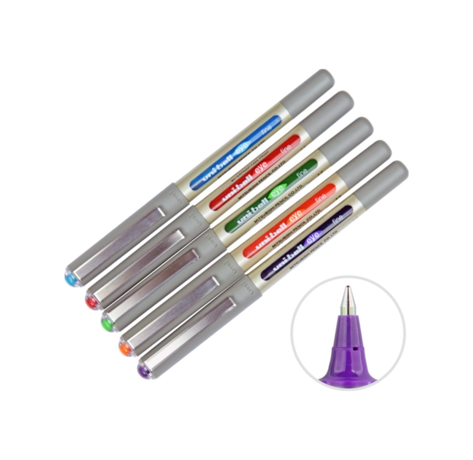 Roller Kalem Eye Fine Bilye Uç 0.7 Mm 5 Li Karışık Renk Ub-157 1273