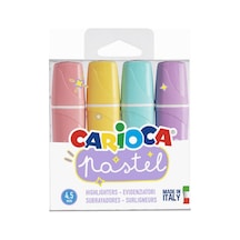 Carioca Pastel Marker 4'lü Çok Renkli