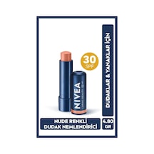 Renkli Dudak Bakım Kremi,nude,4,8gr,nemlendirme,spf30,doğal Yağlar,e Vitamini,dudak Ve Yanaklar Için