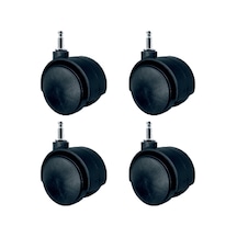 Küçük Plastik Geçmeli Pimli - 40 Mm - 7mm Hks105 - 4 Adet Abanoz