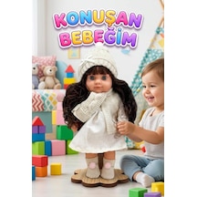 Lucia Girl Konuşan 35 Cm - Etkileşimli Kolları Bacakları Ve Kafası Et Kutulu Atkılı Oyuncak Bebek 65166516