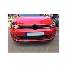 Volkswagen Golf 7 Uyumlu Ön Lip Tampon Eki Body Kit Yumuşak Mat Siyah Kırılmaz