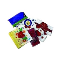 Takviyeli Renkli Desenli Poşet 33X45 Cm 100 Adet