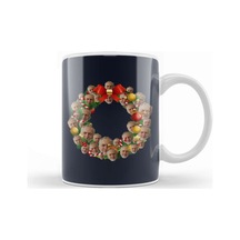 Jeremy Corbyn Labour Party Multiface Christmas Wreath Kupa Bardak Porselen Karışık