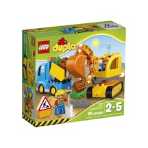 LEGO® Duplo 10812 Kamyon ve Paletli Kazıcı 26 Parça