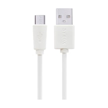 Syrox C66 Micro Usb Şarj Ve Data Kablo 1.0a 1.2mt Beyaz