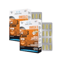 Zade Vital Omega 3 Forte 40 Kapsül 2 Adet