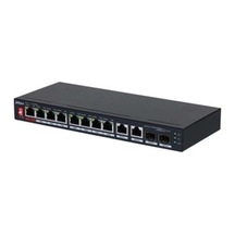 Dahua 10port Poe 90w Pfs3210-8et2gf-96 Gıgabıt 2xsfp Yönetilemez Switch