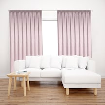 Premier Home Saten Fon Perde 140x260 Pudra