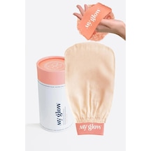 Banyo Kesesi Duş Hamam Peeling Eldiveni %100 Floş Ipek Ve El Pouc
