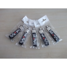 Tofaşk Elastik Maskot Anahtarlık Beyaz - Kırmızı - Siyah