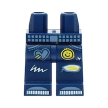 Minifigür Parçaları: Legs Decorated, Bacak, Ayak: 970c00pb1597