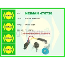 Kontak Kilidi - Anahtarlı Renault Kangoo 1998-2007