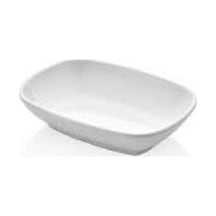 Güral Porselen Kare Kayık 14 Cm ( 12 Li )