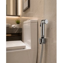 Su Tasarruflu Taharetmatik El Spreyi Stoplu Banyo Temizlik Seti Rekli