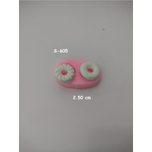Ikili Mini Donat Silikon Kalıp