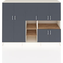 Hyperion Dolap 13 Raflı 7 Kapaklı 220x44x163 Aytaşı-antrasit/çam Antrasıt/atlas Çam - Aytası Hyperion Dolap 13 Raflı 7 Kapaklı 220x44x163 Aytaşı-antrasit/çam Antrasıt/atlas Çam - Aytası