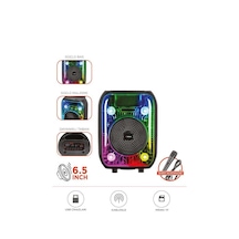 Torima D66 Kablolu Mikrofonlu Bluetooth Hoparlör