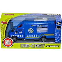 Xfd889-289 Kutulu Çek Bırak Die-cast Kurtarma Aracı- Polis Arabası