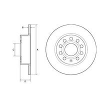 Vw Golf Vi 1.6 Tdi 2009-2012 Delphi Arka Fren Diski N11.5266