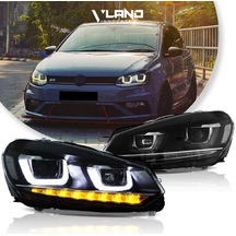 Volksvagen Golf6 Mk6 2009-2010-2011 Çift U Ledli Ön Far 1