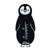Ayrex Sevi Bebe Oda Ve Banyo Termometresi - Siyah Penguen