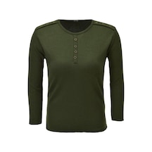 Kadın Kaşkorse Bluz Bgl-st04140 Haki