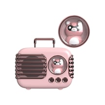 Geeksen Bluetooth Hoparlör Hayvan 5.0 Bluetooth Hoparlör Led Mini Gece Lambası