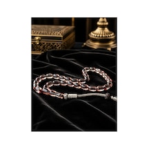 9-12 Mm Ateş Kehribar Tesbih Bakır Kazaz Püskül Koleksiyonluk & Günlük Kullanım Özel Tasarım Gri - 873549850 Gri - 873549850 Gri